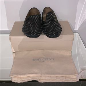Jimmy Choo Studded ‘Smoking’ Slides Size 9